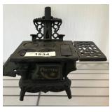 Cast Iron Crescent Toy Stove salesman sample