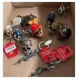 Skull-Themed Keychains
