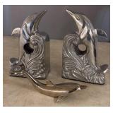 Charleston Collections Dolphin Bookends