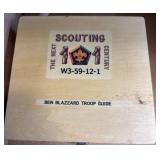 Wood Badge Scout Box With Medal and Patch