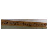 Metal Wall Plaque, ï¿½Always Have Faithï¿½, 48in