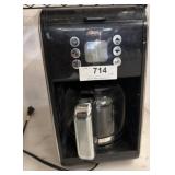 Black and Silver Drip Coffee Maker