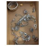 Costume Jewelry, Some Marked 925 Silver