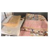 Vintage Quilt and Tablecloth Lot