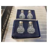 Four Cristal dï¿½Arques Salt Shakers