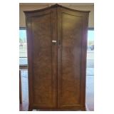Walnut Cabinet Works Armoire with Compartments