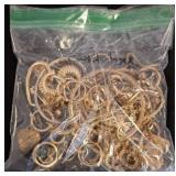 Costume Jewelry in Plastic Bag