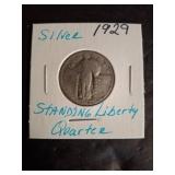 1929 Standing Liberty Silver Quarter