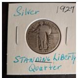 1929 Standing Liberty Silver Quarter