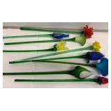 Hand-Blown Glass Floral Stems