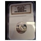 2001-S Silver 25C Rhode Island PF69 Ultra Cameo