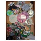 Pins, Buttons, and Keychains Collection