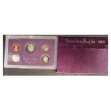 1985 United States Proof Coin Set with Case