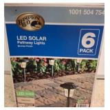 Hampton Bay LED Solar Pathway Lights (6 Pack)
