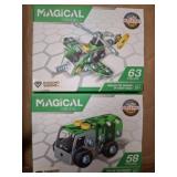 Diamond Visions Model Kits, 2 Sets, 63 & 58 Pcs