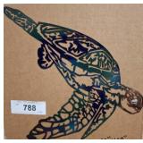 Metal Sea Turtle Wall Art, 10ï¿½ï¿½ x 10ï¿½ï¿½