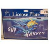 Guy Harvey Metal License Plate