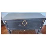 Black Wooden Chest With Cedar Lining