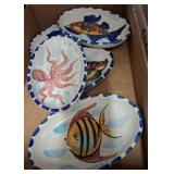 Vietri Ceramic Oval Dishes, Made in Italy