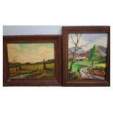 Framed Robert Wise Landscape Paintings