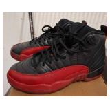 Air Jordan 12 Retro Black/Red Youth Size 4.5Y