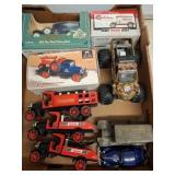 Die-Cast Vehicles and Banks