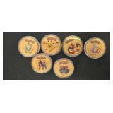 Six Pokï¿½mon Decorative Coins