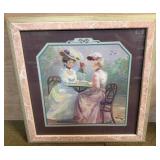 Framed Print of Women at Tea by Betty Herbert-Feld