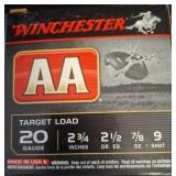 Winchester 20 Gauge AA Target Load Box