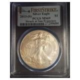 2013-S PCGS MS69 Silver Eagle First Strike