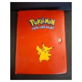Pokemon Card Binder with Assorted Cards