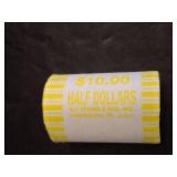 $10 Kennedy Half Dollar Coin Roll