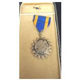 Medal with Ribbon and Pin in Presentation Case