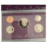 1992 United States Mint Proof Coin Set