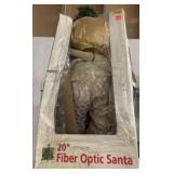 20-Inch Fiber Optic Santa Figure