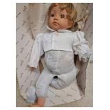 Duck House Porcelain Doll in Original Box ,missing