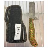 Damascus Style Blade with Sheath