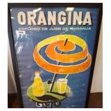 Framed Orangina Advertising Poster