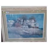 Framed Coastal Scene Print, 44ï¿½34 Inches