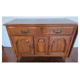 Thomasville Wood Buffet with Drop Leaf Side