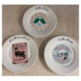 Three Les Huiles de Provence Plates