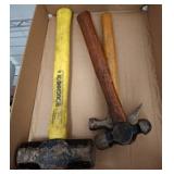 Three Assorted Hammers