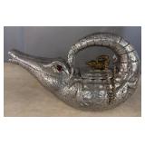 Arthur Court Alligator Motif Pewter Teapot