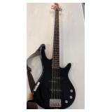 Ibanez Soundgear Bass Guitar, Black Finish
