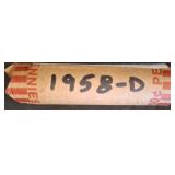 Roll of Wheat Pennies, 1958-D