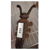 Cast Iron Insect-Shaped Architectural Accent/Boot