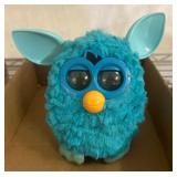 Blue Electronic Furby Toy with Plastic Features
