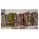 Costume Jewelry Bracelets and Watch