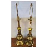 24-Inch Brass Table Lamps