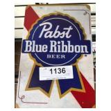Pabst Blue Ribbon Metal Sign, 5ï¿½8